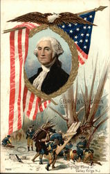 George Washington Patriotic Postcard Postcard Postcard