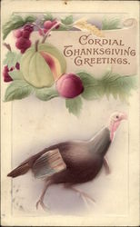 Cordial Thanksgiving Greetings Postcard