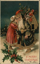 A Merry Christmas Children Postcard Postcard Postcard