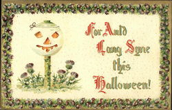 For Auld Lang Syne This Halloween Postcard