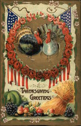 Thanksgiving Greetings Postcard