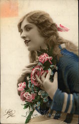 Beautiful Young Woman Postcard