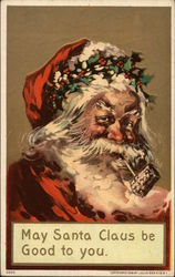 May Santa Claus Be Good To You Postcard Postcard Postcard