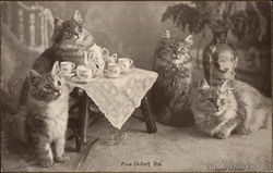 Five O'Clock Tea Postcard