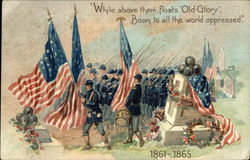 Patriotic 1861-1865 Postcard Postcard Postcard