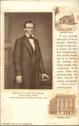 Lincoln At The Time He Made Cooper Union Speech, from a Photograph by Brady Postcard