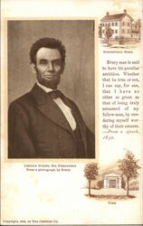 Abraham Lincoln During His Presidency, from a Photograph by Brady Postcard