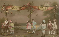 Bonne Annee Postcard