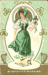 My Pretty Irish Colleen - St. Patrick's Morning Postcard