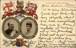 King Edward VII and Queen Alexandra of The United Kingdom Postcard