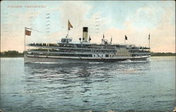 Steamer "Greyhound" Postcard