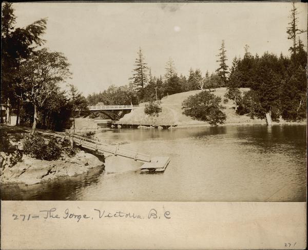 The Gorge Rare Original Photograph Victoria BC Canada