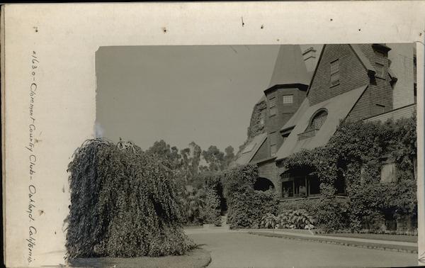 Claremont Country Club Rare Original Layout Board Photo #1630 Oakland California