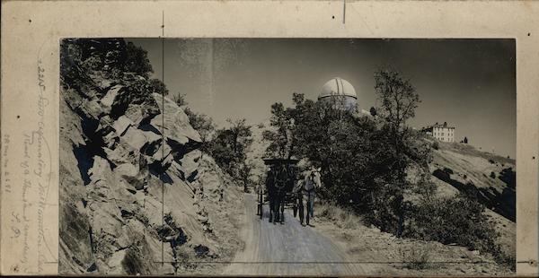 Lick Observatory Mt. Hamilton Rare Original Photograph Layout Board  #2215 San Jose California