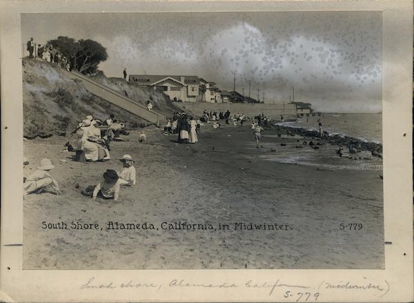 South Shore in Midwinter Rare Original Photograph Alameda California