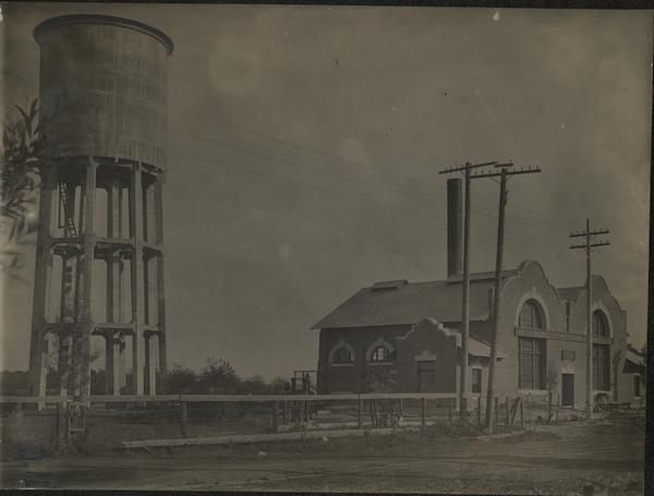 Municipal Water & Electric Light Plant Rare Original Photograph Anaheim California