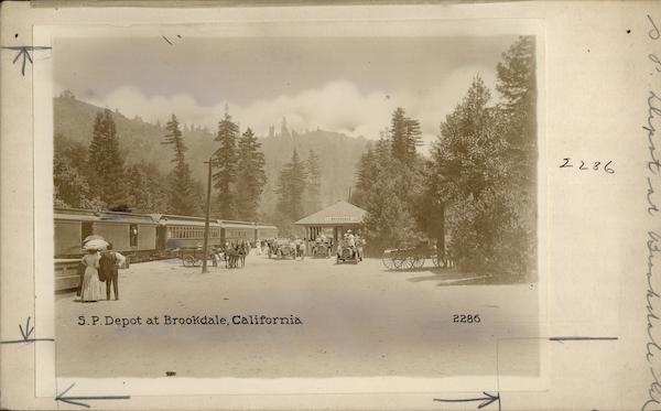 Southern Pacific Depot - Santa Cruz County Brookdale California