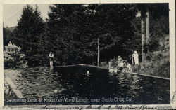 Swimming Tank at Mountain View Ranch Rare Original Photograph Santa Cruz Mountains, CA Original Photograph Original Photograph Original Photograph