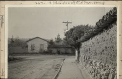 A Glimpse of Old Monterey Rare Original Photograph #267 California Original Photograph Original Photograph Original Photograph