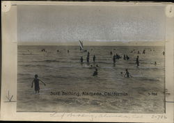 Surf Bathing Rare Original Photograph Alameda, CA Original Photograph Original Photograph Original Photograph