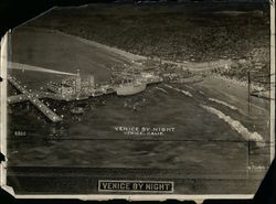 Venice By Night Rare Original Photograph California Original Photograph Original Photograph Original Photograph