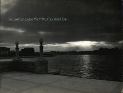 Sunset on Lake Merritt Oakland, CA Original Photograph Original Photograph Original Photograph