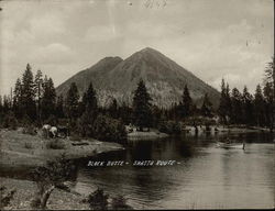 Black Butte near Mt. Shasta Original Photograph