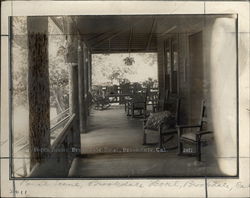 Porch Scene, Brookdale Hotel California Original Photograph Original Photograph Original Photograph