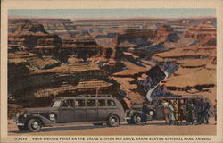 Near Mohave Point on the Grand Canyon Rim Drive Postcard