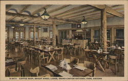 Coffee Shop, Bright Angel Lodge Postcard