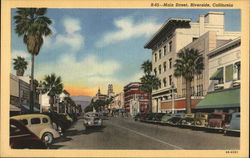 Main Street Riverside, CA Postcard Postcard Postcard