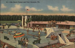 Lido Beach Casino and Pool Postcard