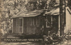 Pine Haven - Double Housekeeping Cabin Antrim, NH Postcard Postcard Postcard