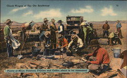 Chuck Wagon of the Ole Southwest Postcard