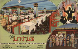 The Lotus, Chinese-American Restaurant of Distinction Washington, DC Washington DC Postcard Postcard Postcard