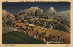 Finale, Cavalcade of the Americas, Pan-American Exposition, Dallas 19377 Texas Postcard Postcard Postcard