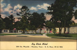 Big State Motel, 2911 So. Wayside Houston, TX Postcard Postcard Postcard