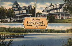 Trojan Lake Lodge Postcard