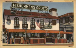 Famous Fishermen's Grotto, Fisherman's Wharf Postcard