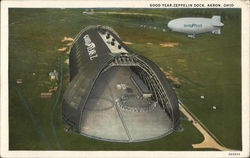 Good Year Zeppelin Dock Akron, OH Postcard Postcard Postcard