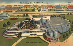 The Building of the Ford Motor Company New York, NY 1939 NY World's Fair Postcard Postcard Postcard