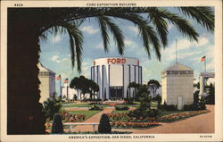 Ford Exposition Building, America's Exposition Postcard