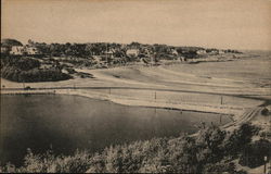 Swimming Pool and Beach York harbor, ME Postcard Postcard Postcard