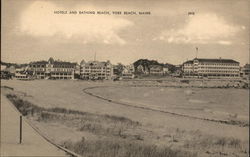 Hotels and Bathing Beach York Beach, ME Postcard Postcard Postcard