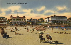 On the Beach Postcard