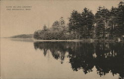 Scene on Lake Lashaway Postcard