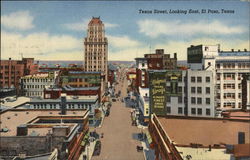 Texas Street, Looking East Postcard