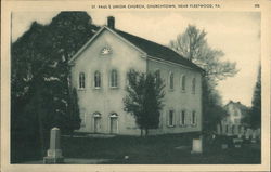 St. Paul's Union Church, Near Fleetwood Churchtown, PA Postcard Postcard Postcard