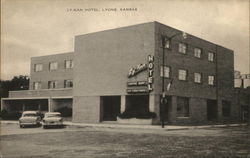 LY-KAN Hotel Lyons, KS Postcard Postcard Postcard