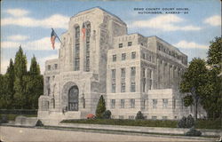 Reno County Court House Hutchinson, KS Postcard Postcard Postcard